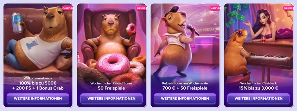 Online Casino Bonus, Willkommensbonus, Freispiele, Reload Bonus, Cashback, Spinbara Aktionen, Sonderangebote, Promotionen