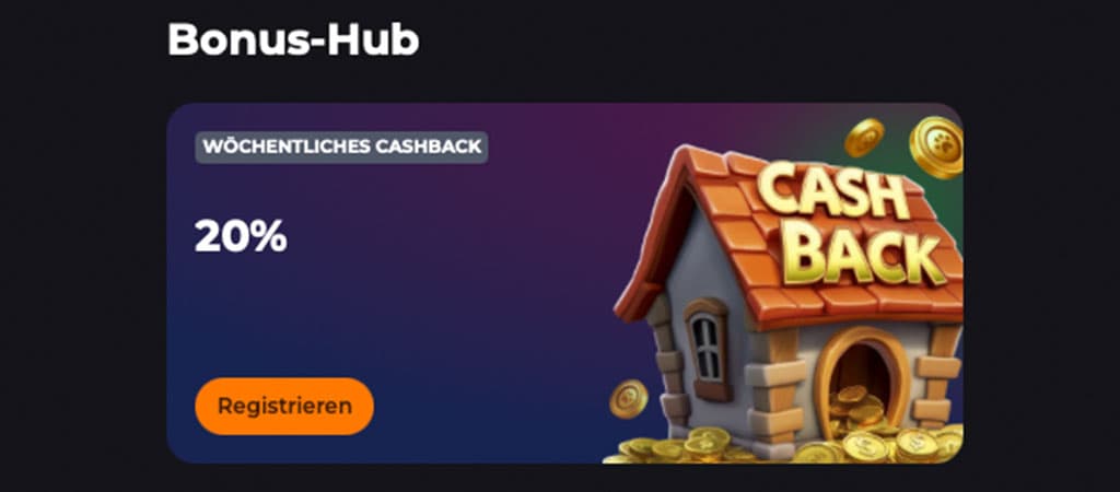 CorgiBet Bonus, wöchentliches Cashback, 20 %, Bonus-Hub, Goldmünzen, Belohnung, Registrierung, Casino-Angebot, Online-Casino