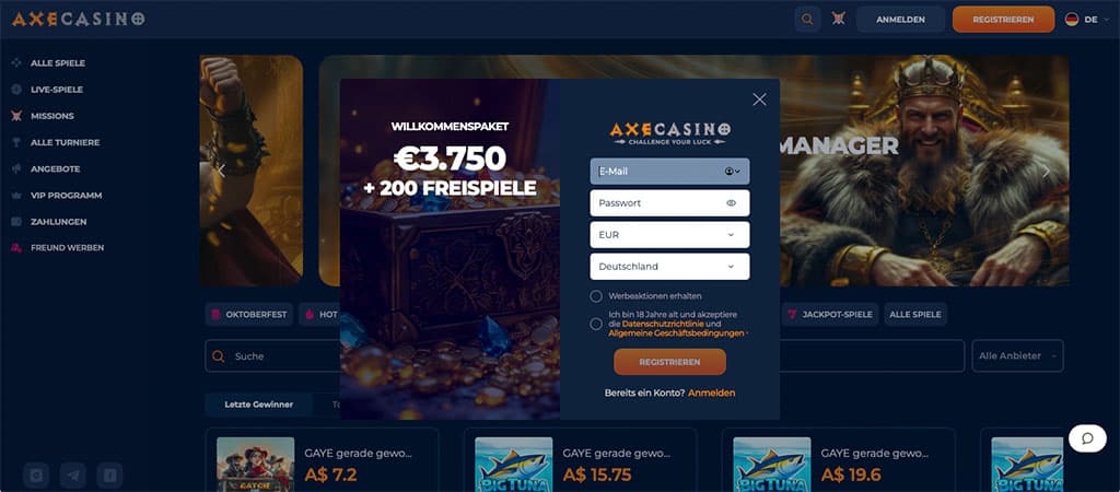 Registrierung, Schritt für Schritt Anleitung in 2025, Internet Casinos Deutschland