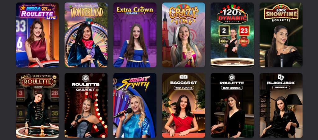 Exklusiver Bonus, Fezbet, Live Casino