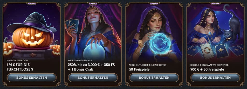 Internet Casinos Deutschland, Astromania Reload Bonus