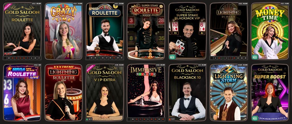 Live Casino, Live Dealer Spiele, online casino