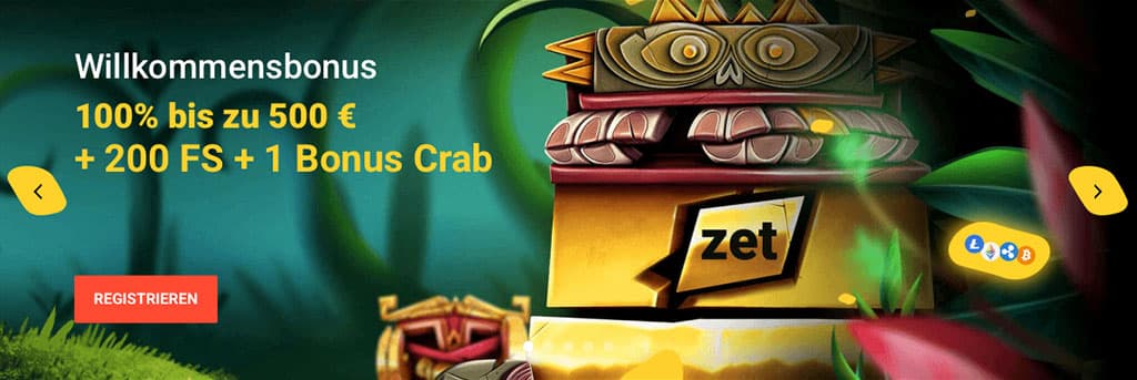 Zetcasino Boni und Aktionen, Freispiele