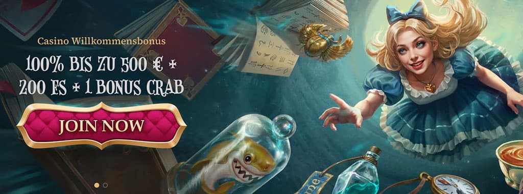 Wunderland Casino Bewertung, Willkommensbonus