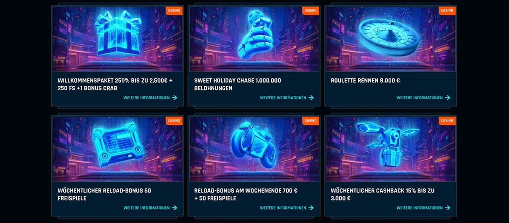 Freispiele, Ninlay Casino, Beste Boni und Casinos