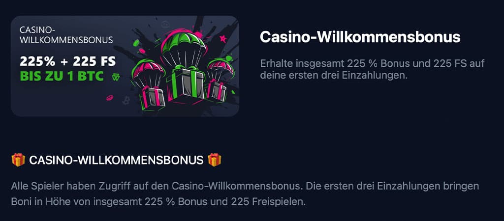 Internet Casinos Deutschland, Willkommenspaket, casino