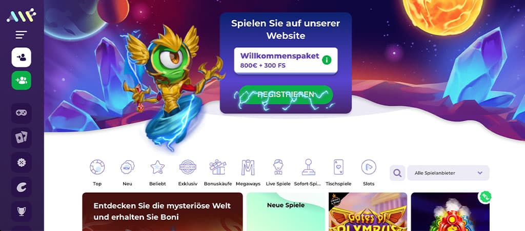 Alf Casino Bewertung, Internet Casinos Deutschland