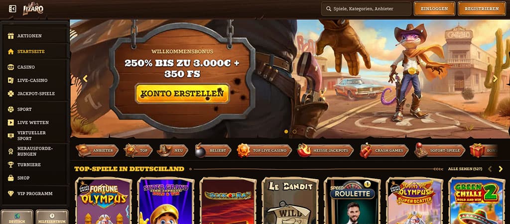 Lizaro Online Casino Bewertung 2026