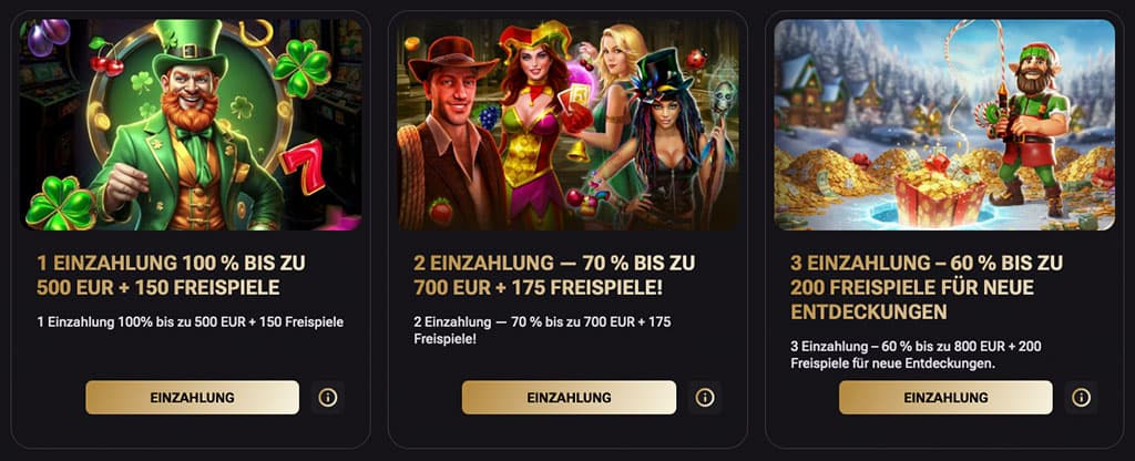 Vierter Teil des Willkommenspakets Jack Pot