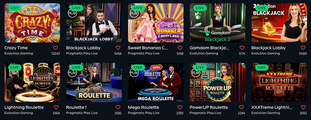 Spiele von Gamdom Casino Online - Spielautomaten