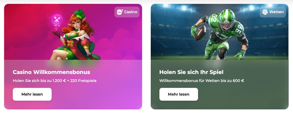Andere Bonusaktionen von Verde Casino