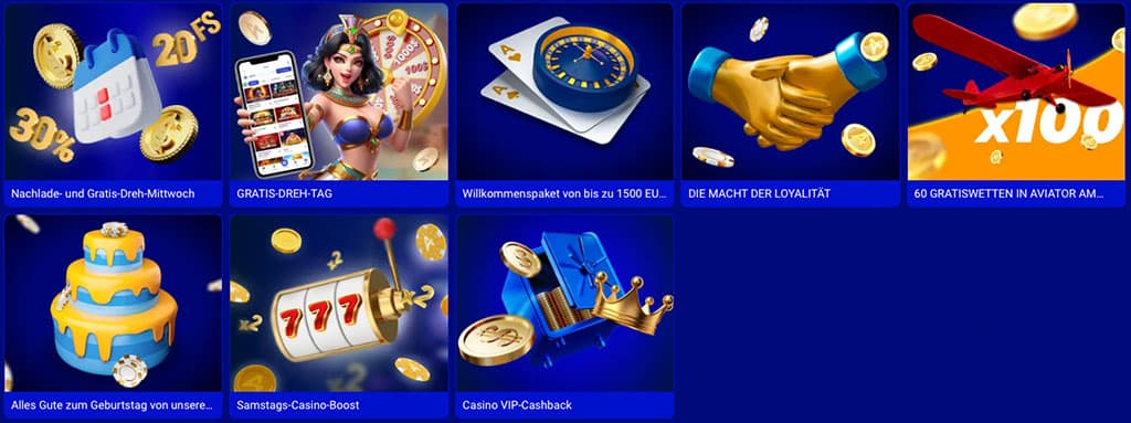 Andere Aktionen von Paripesa Online Casino