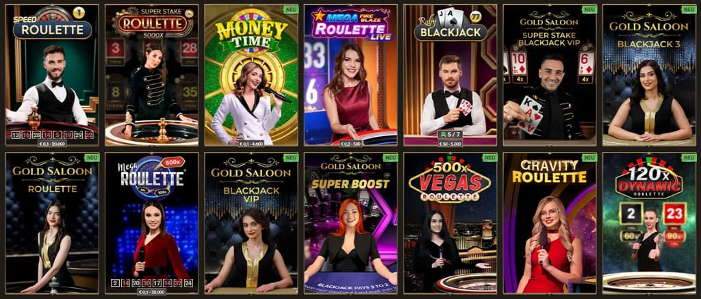 Willkommensbonus, Realz Live Casino, blackjack
