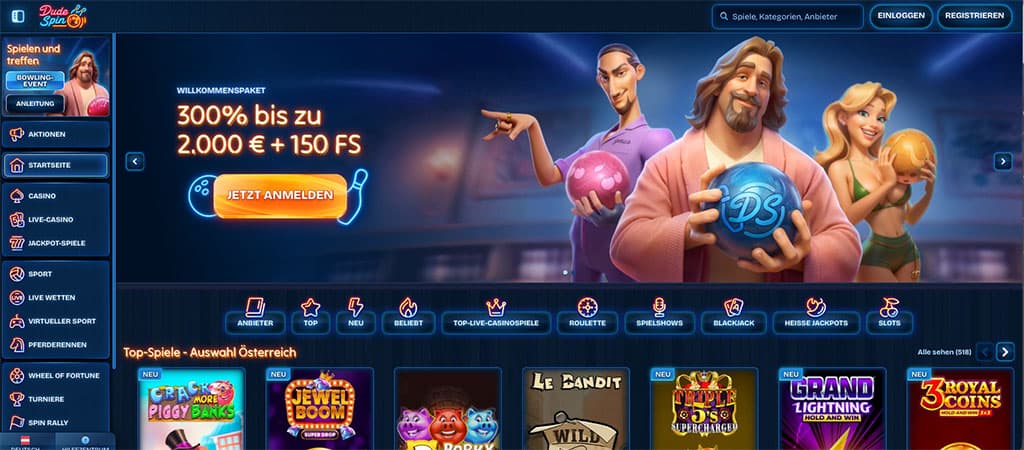Internet Casinos Deutschland, Dudespin
