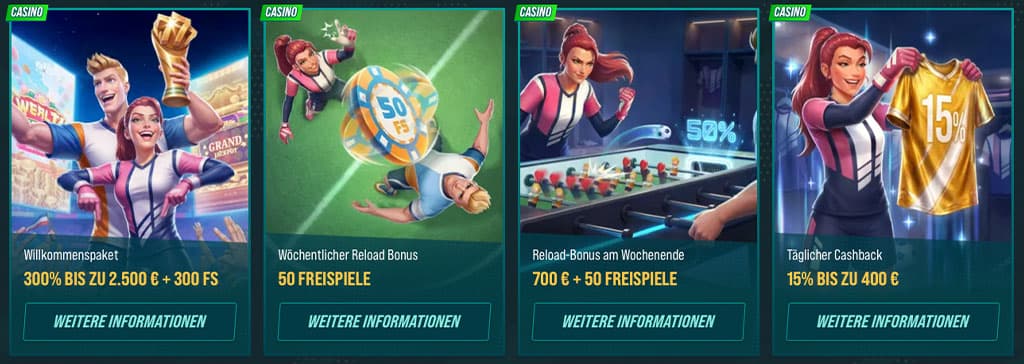 Wochenend Reload Bonus von Golisimo, Golisimo Bonus Angebote
