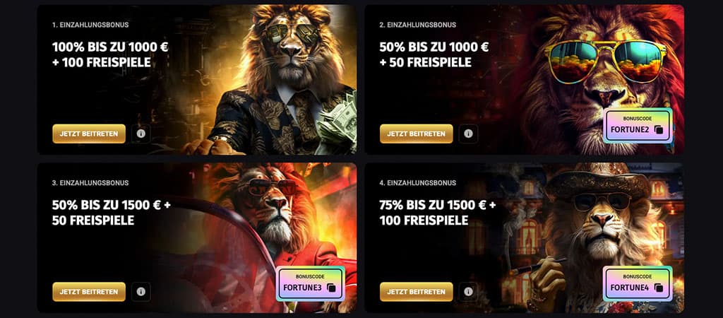 Freispiele, Fortune Play Bonus Dienstag