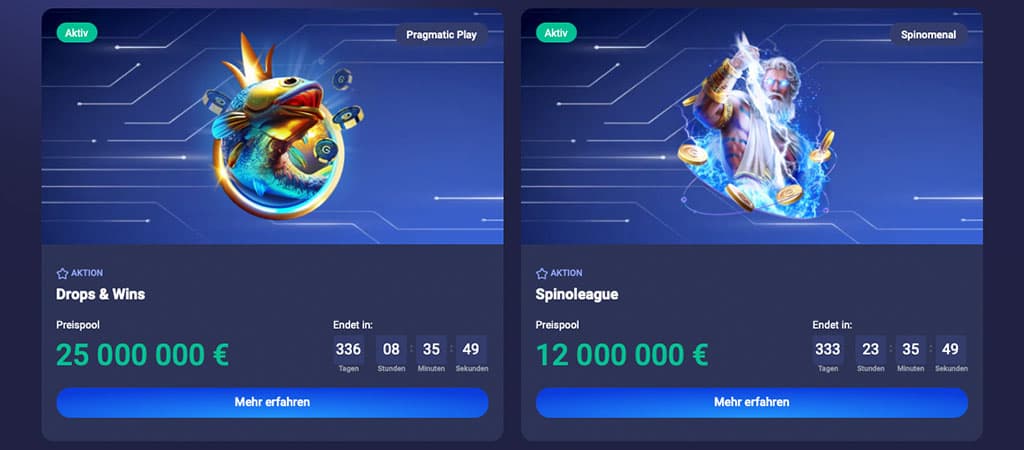 Live Cashback als Legzo Casino Bonus