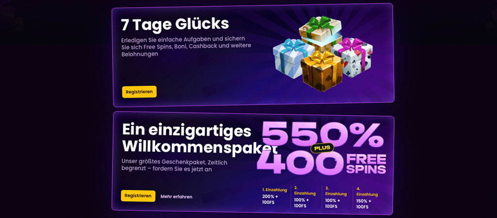Freispiele Willkommenspaket bei iWildCasino