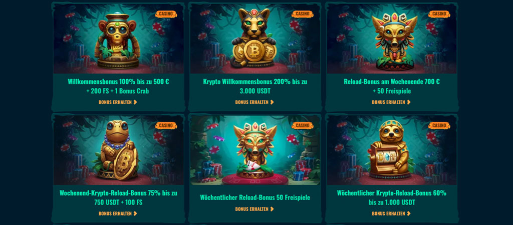 Freispiele, Spinanga Willkommensbonus