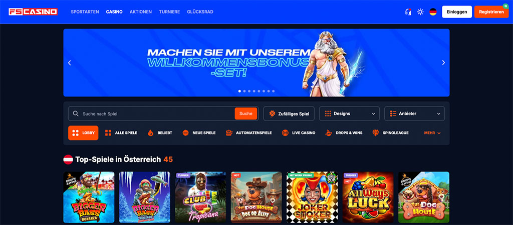 FSCasino 2026 Bewertung Plattform der Fülle