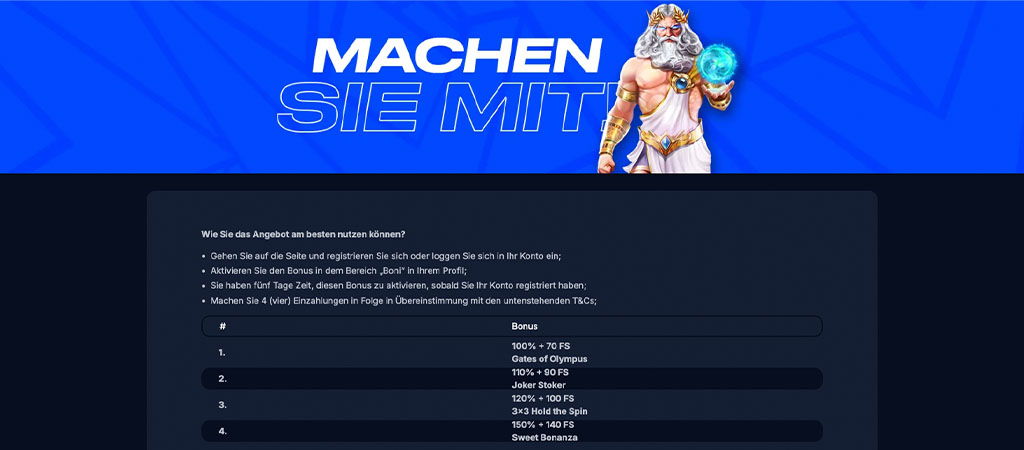 FSCasino, Willkommensbonus-Paket, casino