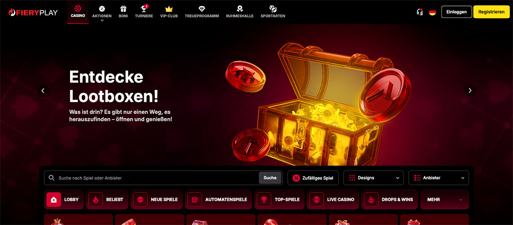FieryPlay Casino Bewertung 2026, Lass es krachen