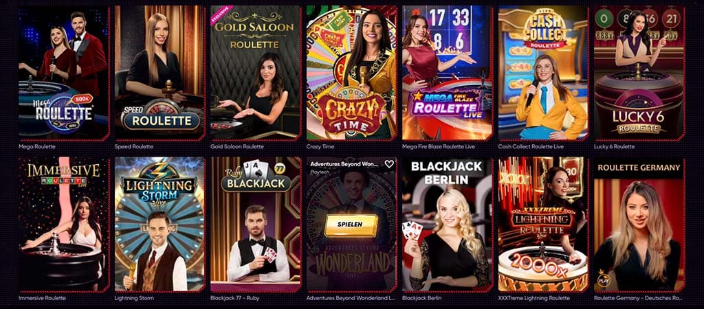 Quickwin, Spielautomaten, roulette, blackjack
