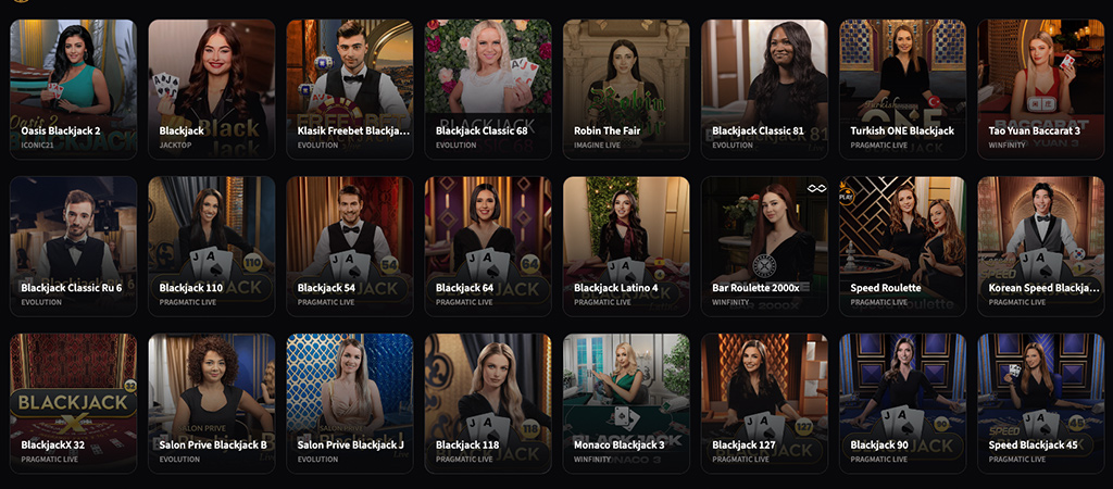 Vielfältige Spielewelt mit Slots und Live-Casino