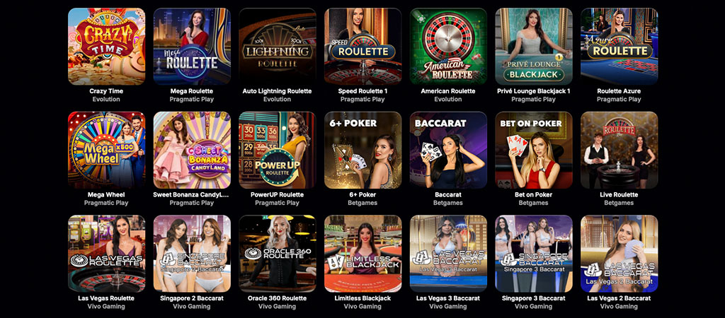 NV Casino Zocken mit Blackjack, Baccarat, Roulette und Poker