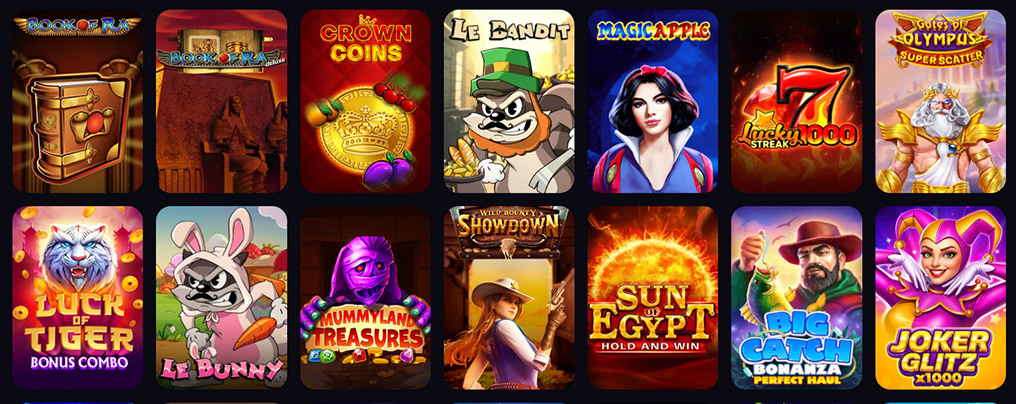 Win2Chill Casino, Spielangebot, slot