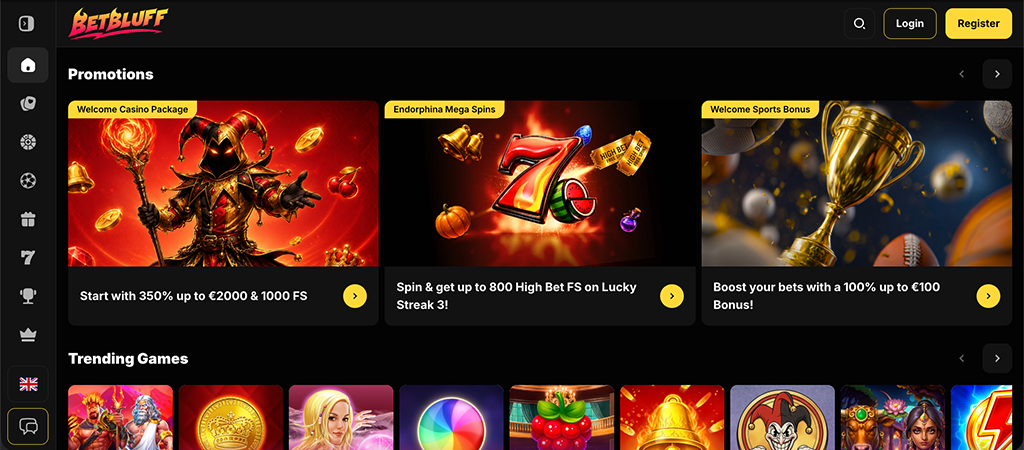BetBluff 2026 Bewertung, casinos online