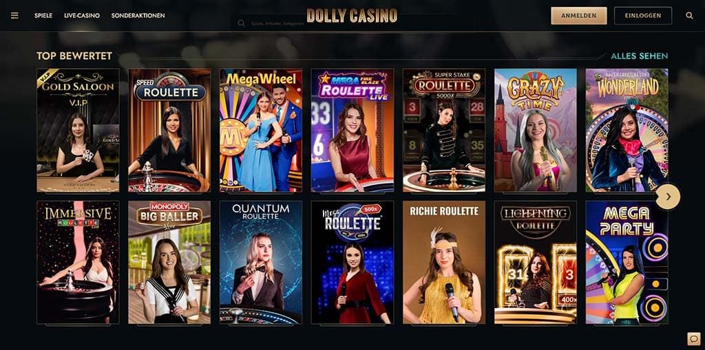 Dolly Casino live