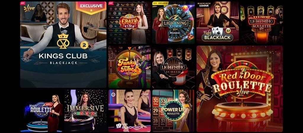 Palmslots casino, live casino, Tischspiele