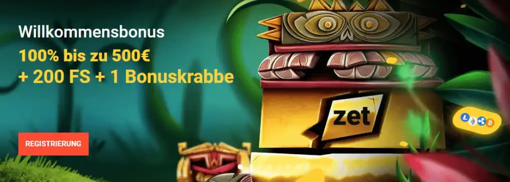 willkommensbonus, zet casino, online casino