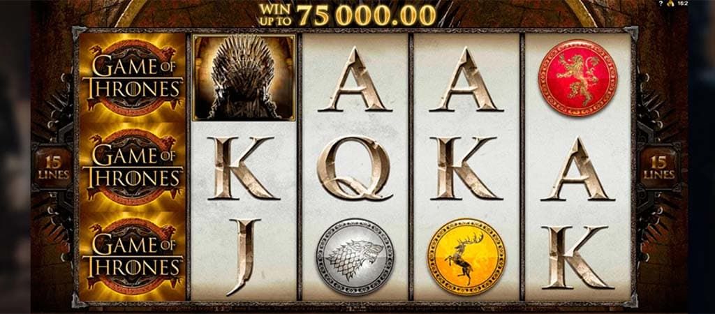 Game of Thrones, Spielautomaten, win