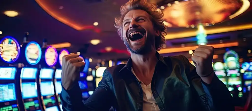 Auszahlungen in Casinos, Online casino, glücklicher Mann