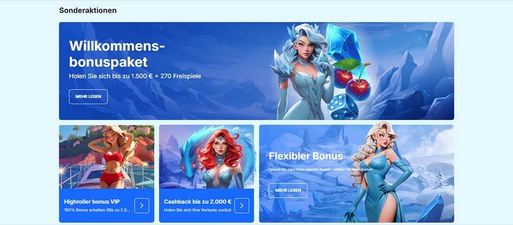 ice online casino, Willkommensbonus, Angebote und Promotionen, blauer Hintergrund