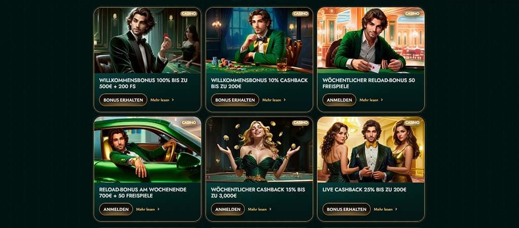 Cashed Casino, Wochenendbonus, internet casino